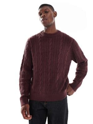 JJ Rebel cable knit sweater