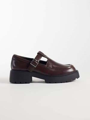 Calvin Klein chunky leather loafers