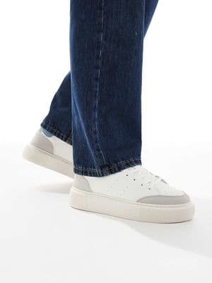 Jack & Jones suede mix sneakers
