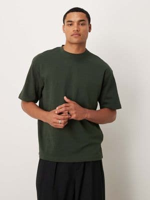 Selected heavyweight oversized T-shirt