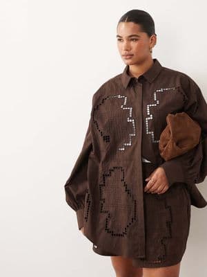 ARRANGE Curve oversized shirt