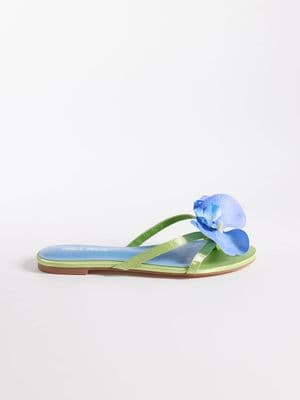 Public Desire Magnolia 3D floral flat sandals