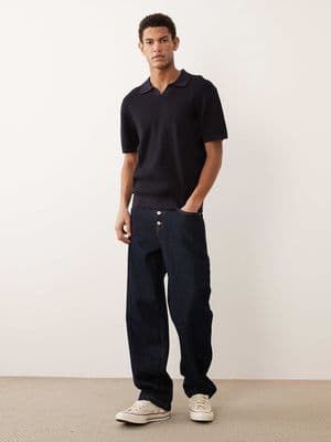 Jack & Jones Premium split neck knit top