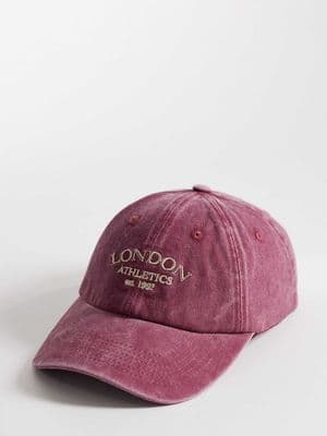 My Accessories London athletics washed cap