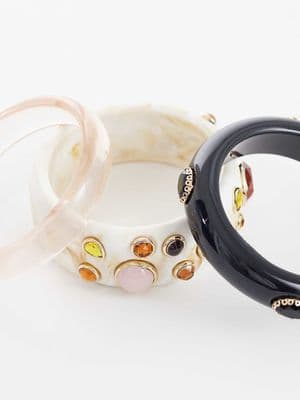 Reclaimed Vintage bangle 3 pack