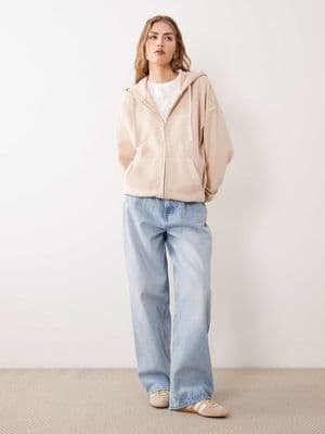 ARKET zip up heavyweight hoodie