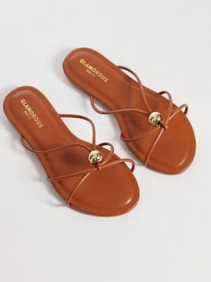 Glamorous Wide Fit flat sandals