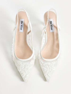 Be Mine Tania slingback heeled shoes