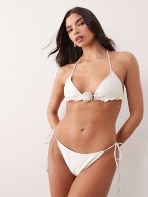 South Beach triangle bikini top
