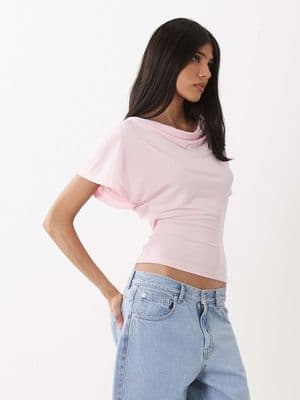 Miss Selfridge cowl neck top