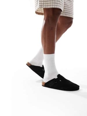 Jack & Jones suede clogs