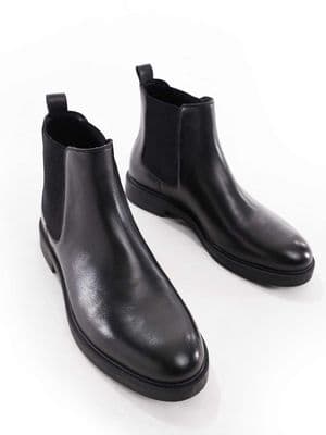 schuh Dice round toe chelsea boots