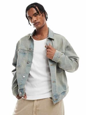 Hollister boxy fit denim jacket