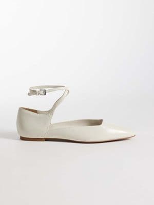 & Other Stories real leather strap ballet flats