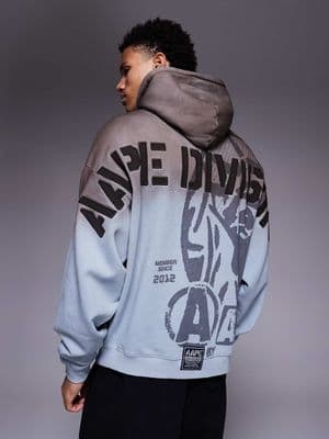 Aape by A Bathing Ape oversized pullover hoodie