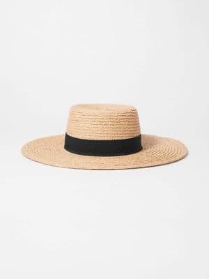 & Other Stories straw fedora hat