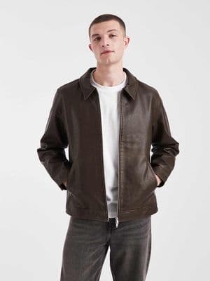 Jack & Jones faux leather jacket