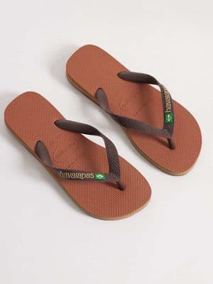 Havaianas brazil logo flip flops