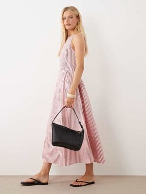Brave Soul structured midi dress