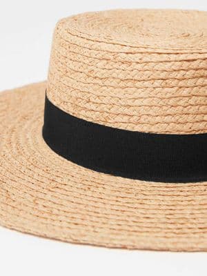 & Other Stories straw fedora hat