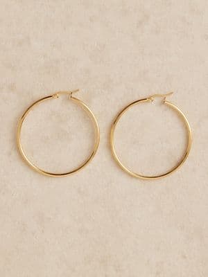 Lost Souls 50mm hoop earrings