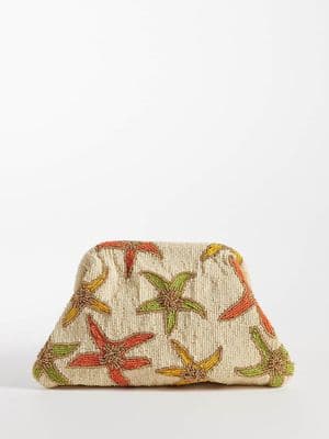 True Decadence embellished starfish pillow clutch