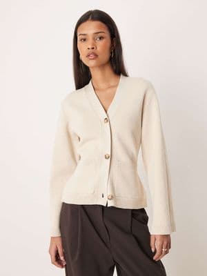 Gina Tricot pure cotton knit cardigan
