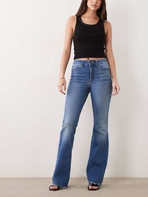 Good American good legs flare jeans