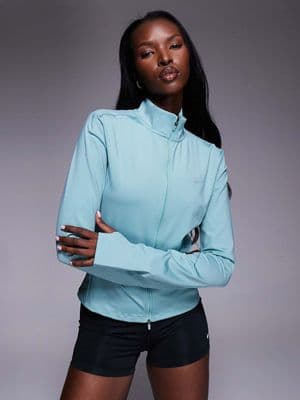Nike Running Dri-FIT Swift full zip mid layer long sleeve top