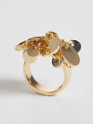 Reclaimed Vintage disc charm ring