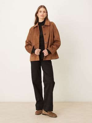 Abercrombie & Fitch faux suede jacket