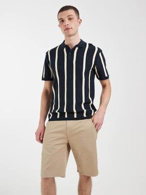 BLEND cotton-rich slim fit chino shorts