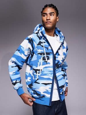 Aape by A Bathing Ape heavyweight zip up hoodie
