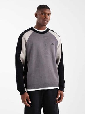 Cotton On long sleeve paneled crew neck T-shirt