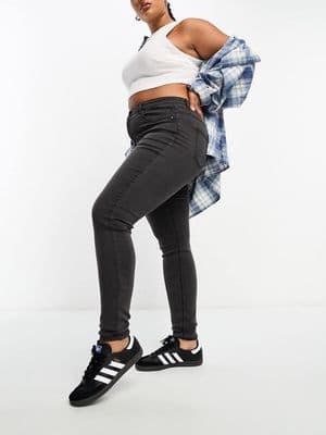 Noisy May Curve high waisted skinny jeans