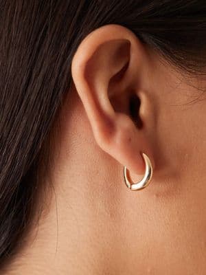 DesignB London mini huggie hoop earrings