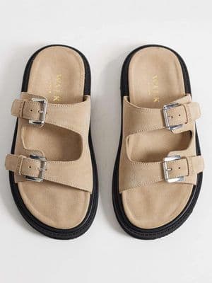 Walk London Budapest double strap sandals