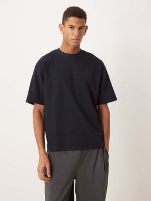 Selected heavyweight oversized T-shirt