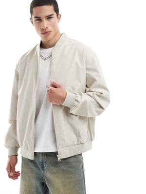 Jack & Jones oversized bomber jacket