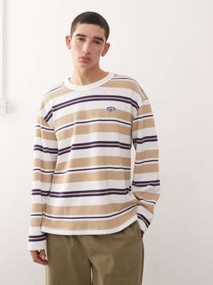 adidas Originals striped long sleeve t-shirt