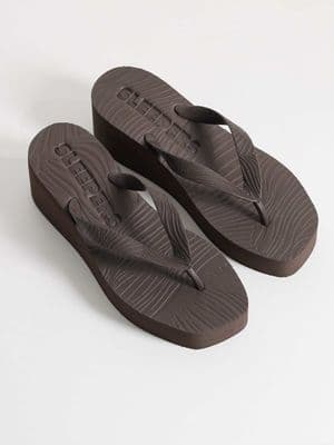 SLEEPERS high platform flip flops