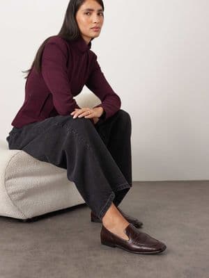ARRANGE Alba premium leather minimal loafers