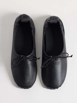 ARKET pure leather ballets flat