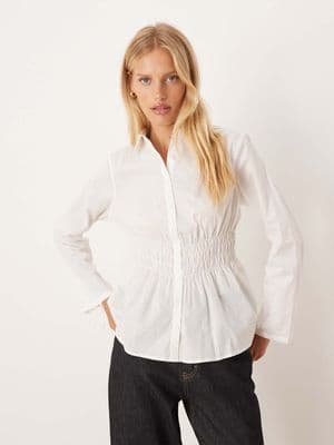 Cotton On gathered long sleeve shirt