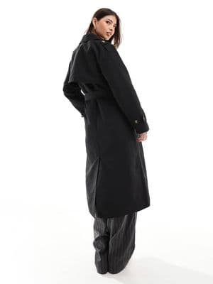 Vero Moda longline belted trench coat