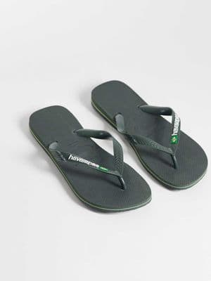 Havaianas brazil logo flip flops