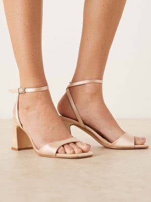 Be Mine Bridal Cora block heeled sandals
