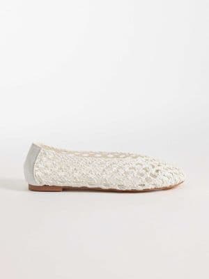 Public Desire Rhodes woven ballet flats