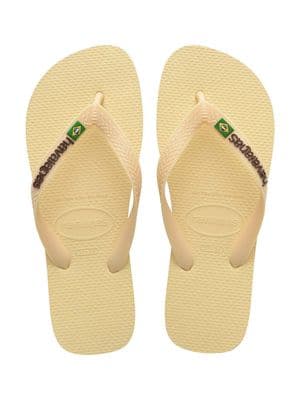 Havaianas brazil logo flip flops