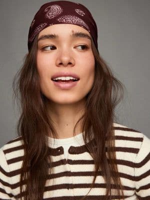 Bershka Bandana print scarf